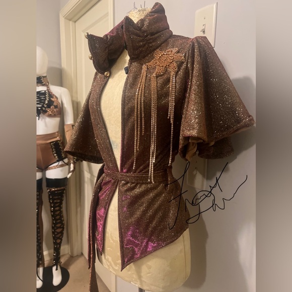 😍Handmade Fancy By Francesca Watson designer costume wrestling dance outfit - Picture 11 of 12